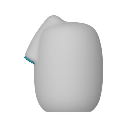 VIBEGGS Twisty Tongues - vibrációs tojás maszturbátor (fehér)