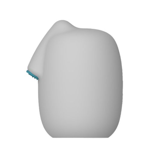 VIBEGGS Candy Curves - vibrációs tojás maszturbátor (fehér)