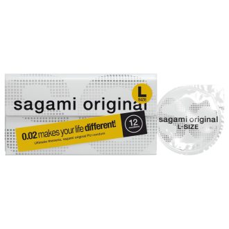 Sagami Original 0,02 L - óvszer - 58mm (12db)