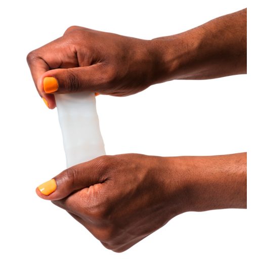 ROMP Mosh - flexibilis utazó maszturbátor (átlátszó)