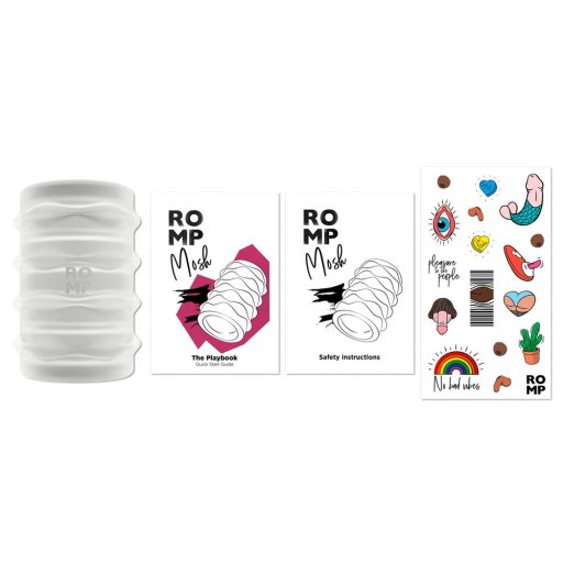 ROMP Mosh - flexibilis utazó maszturbátor (átlátszó)