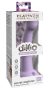   Dillio Secret Explorer - tapadókorongos dildó (17cm) - lila