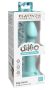 Dillio Big Hero - tapadókorongos dildó (17cm) - türkiz