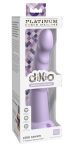   Dillio Slim Seven - tapadótalpas makkos stimuláló dildó (20cm) - lila