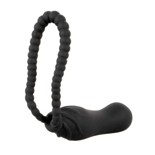 Black Velvets Perfect Fit - felcsatolható dildó (fekete)