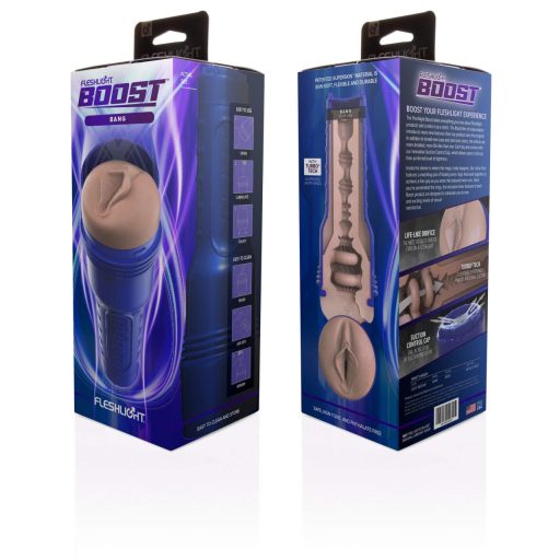 Fleshlight Boost Bang - élethű műpunci maszturbátor (testszínű)