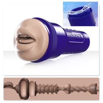   Fleshlight Boost Blow - élethű száj maszturbátor (testszínű)