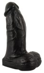 Realistixxx Real Giant - herés dildó - 22 cm (fekete)