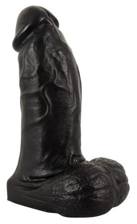 Realistixxx Real Giant - herés dildó - 22 cm (fekete)