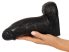 Realistixxx Real Giant - herés dildó - 22 cm (fekete)