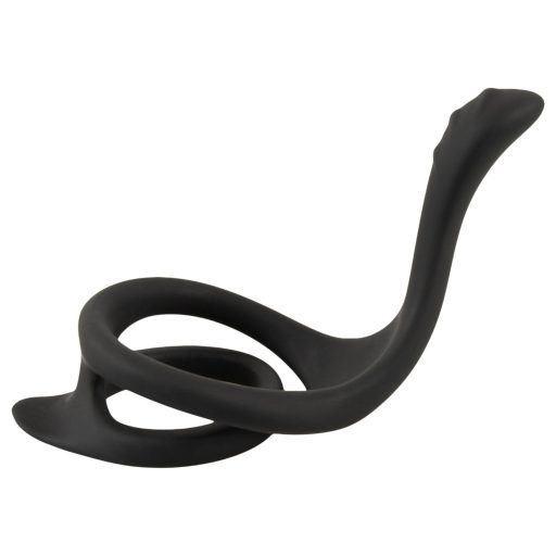 Erecto - pénisz- és heregyűrű (fekete)