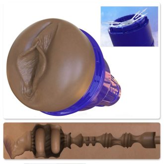   Fleshlight Boost Bang - élethű műpunci maszturbátor (barna)