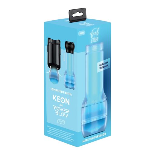 / Kiiroo Feel Glow - világító műpunci - PowerBlow kompatibilis (fehér)