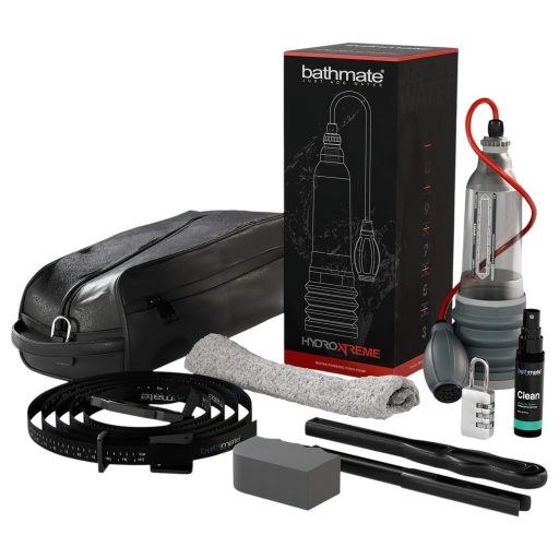 Bathmate HydroXtreme8 - hidraulikus péniszpumpa (átlátszó)