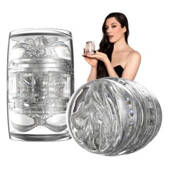   Fleshlight Quickshot Stoya - utazó maszturbátor (átlátszó)