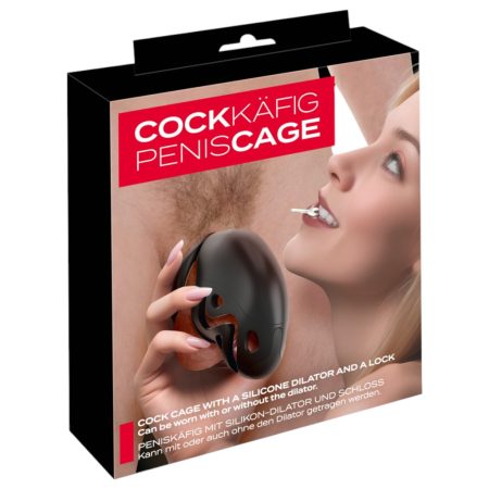 You2Toys - péniszketrec péniszpluggal (fekete)