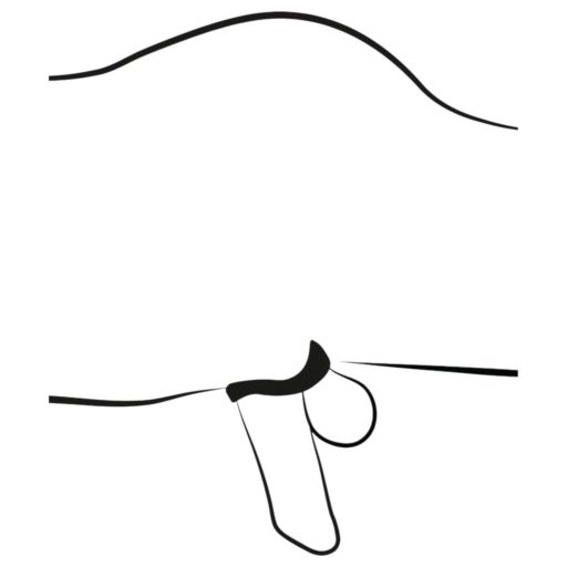 You2Toys - péniszketrec péniszpluggal (fekete)