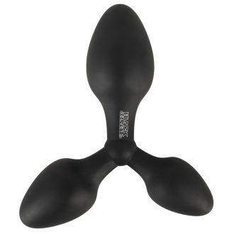 Black Velvets - tripla butt plug (fekete)