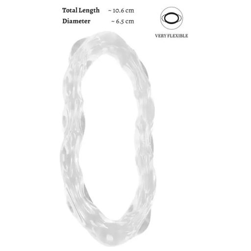 Beau Coeur Parinor - pénisz-és heregyűrű (átlátszó)