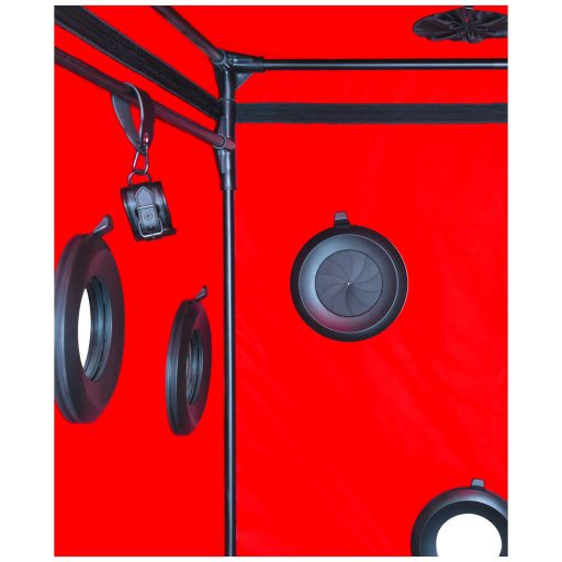 / Secretdome - BDSM szex kabin nyílásokkal (fekete)