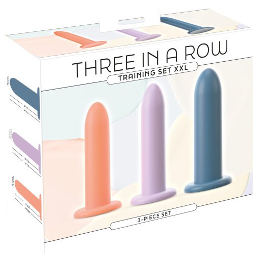 You2Toys - Three in a Row - dildó tréning szett - 3 db (színes)
