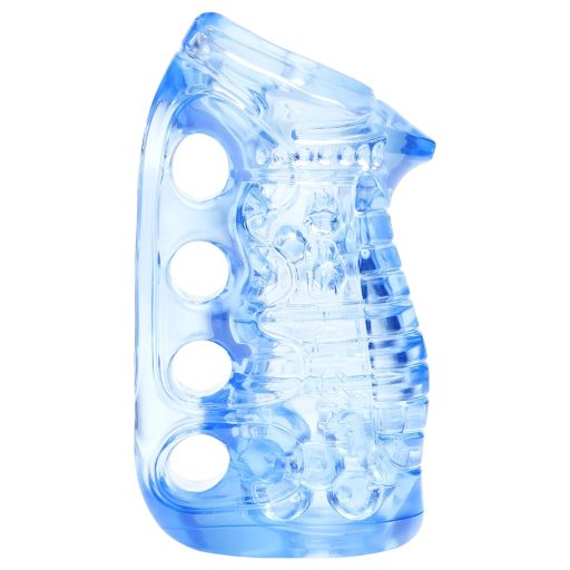 Fleshlight Fleshskins Grip Blue Ice - két végén nyitott maszturbátor (kék)