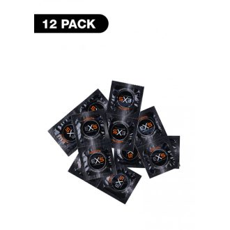 EXS Black - latex óvszer - fekete (12db)