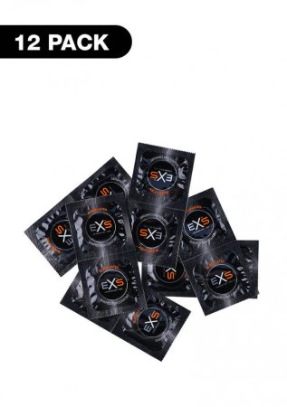 EXS Black - latex óvszer - fekete (12db)