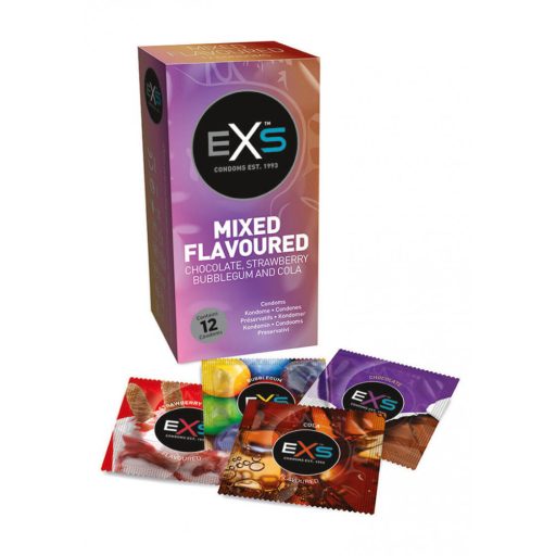 EXS Mixed - óvszer - vegyes ízű (12db)