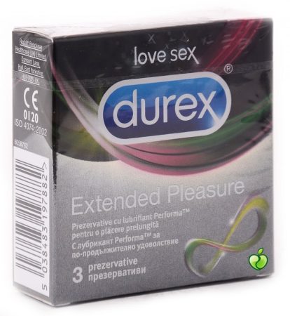 Durex Extended Pleasure óvszer - 3 db
