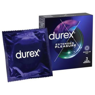   Durex Extended Pleasure - késleltető hatású óvszer - 56mm (3db)
