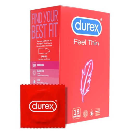 Durex Feel Thin - élethű érzés óvszer (18 db)
