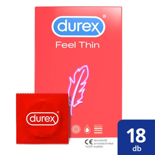Durex Feel Thin - élethű érzés óvszer (18 db)