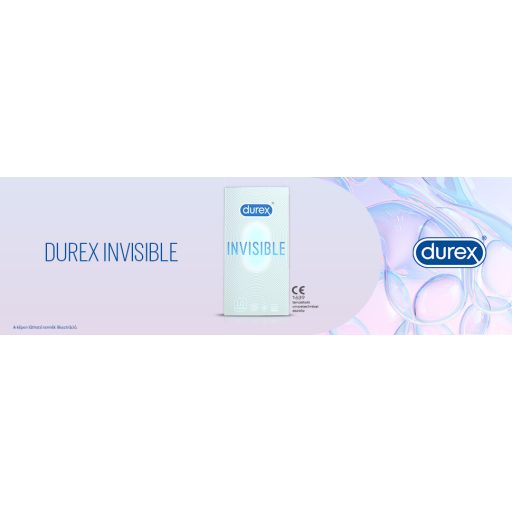 Durex Invisible Slim - vékony óvszer (10db)