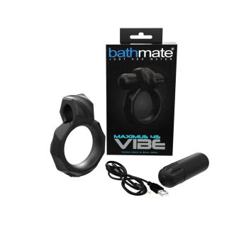   Bathmate Maximus Vibe 45 - akkus vibrációs péniszgyűrű (fekete)