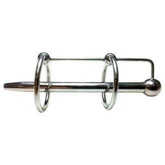 Rouge - rozsdamentes acél, dupla gyűrűs dilátor (ezüst)