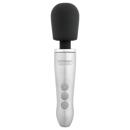 Doxy Go - masszírozó vibrátor (ezüst)