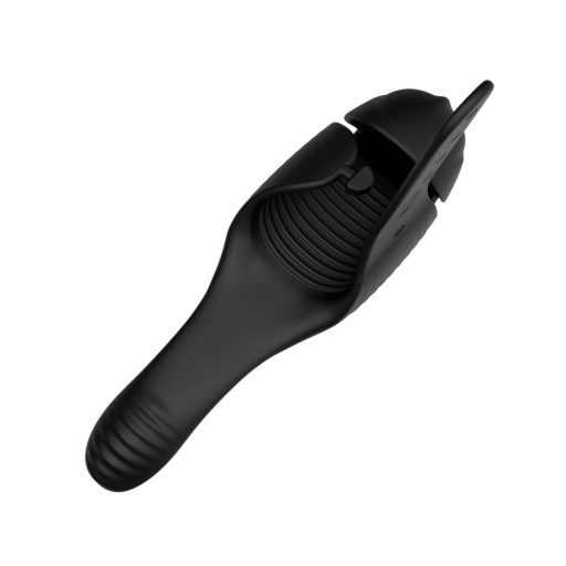 Lonely J-Bobbie - akkus, 2 motoros makkvibrátor (fekete)