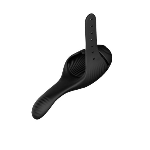 Lonely J-Bobbie - akkus, 2 motoros makkvibrátor (fekete)