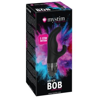   / mystim Hop Hop Bob E-Stim - akkus elektro vibrátor (fekete)