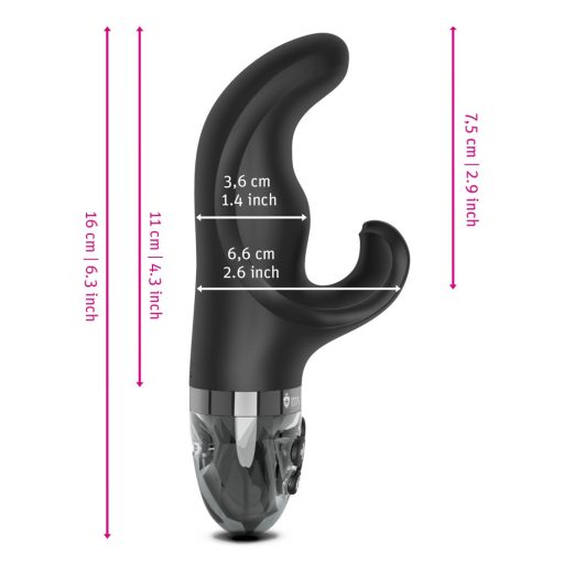 / mystim Hop Hop Bob E-Stim - akkus elektro vibrátor (fekete)