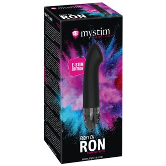   mystim Right on Ron E-Stim - elektro G-pont vibrátor (fekete)