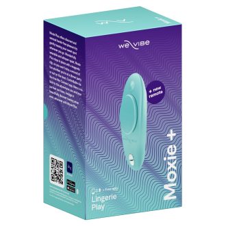   We-Vibe Moxie+ - hordható, app-vezérelt csiklóizgató vibrátor (türkiz)