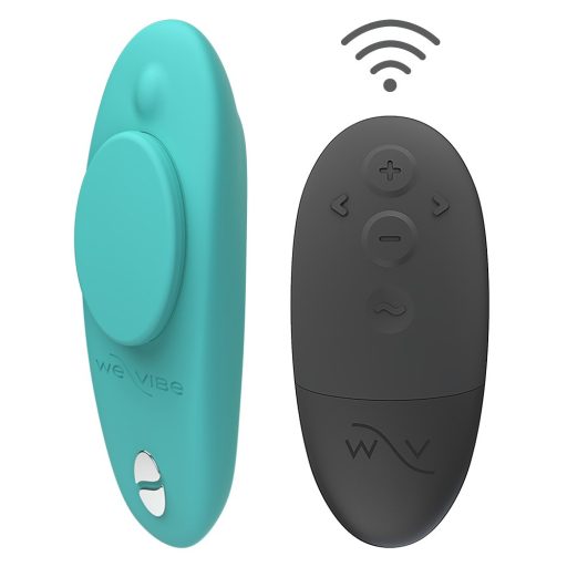 We-Vibe Moxie+ - hordható, app-vezérelt csiklóizgató vibrátor (türkiz)