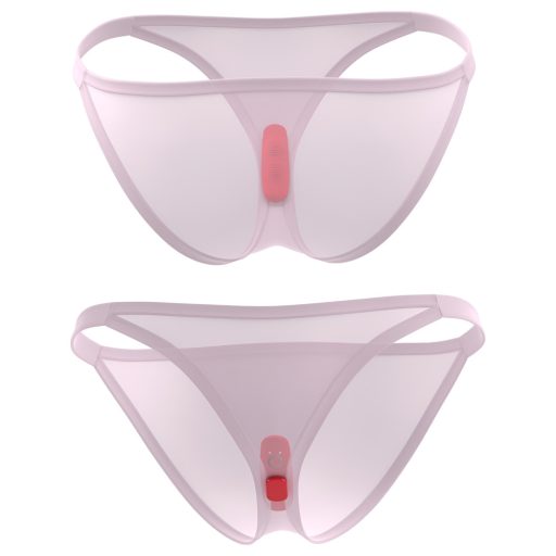 Smile - akkus, rádiós bugyi vibrátor (piros)