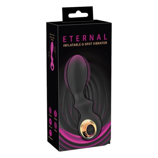 / Eternal - felpumpálható G-pont vibrátor (fekete)