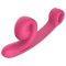 Snail Vibe Curve - 2in1 csikló vibrátor, csiklóizgató (pink)