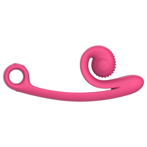 Snail Vibe Curve - 2in1 csikló vibrátor, csiklóizgató (pink)