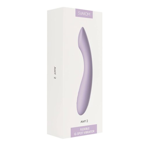 Svakom Amy 2 - akkus, vízálló G-pont vibrátor (lila)