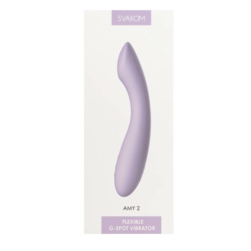 Svakom Amy 2 - akkus, vízálló G-pont vibrátor (lila)